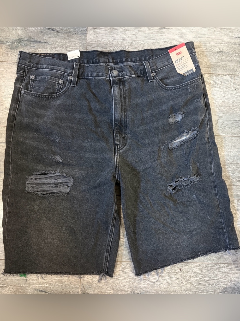 Levi’s 469 Distressed Shorts